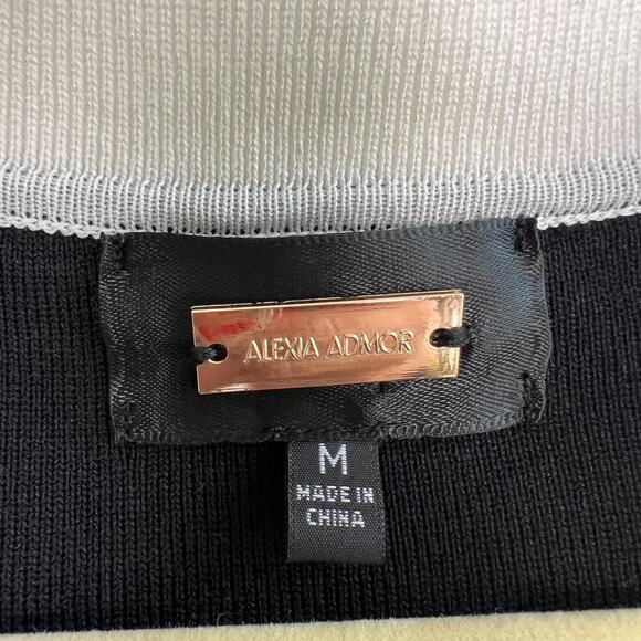 Alexia Admor Fern Collared Knit Shirt Dress Size M - Picture 4 of 9